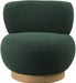 Calais Green Boucle Fabric Accent Chair - 556Green - Vega Furniture