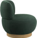 Calais Green Boucle Fabric Accent Chair - 556Green - Vega Furniture