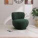 Calais Green Boucle Fabric Accent Chair - 558Green - Vega Furniture