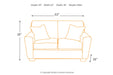 Calicho Cashmere Loveseat - 9120235 - Vega Furniture
