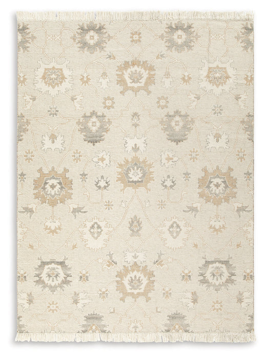 Calkin Linen/Gray/Caramel 8' x 10' Rug - R406391 - Vega Furniture