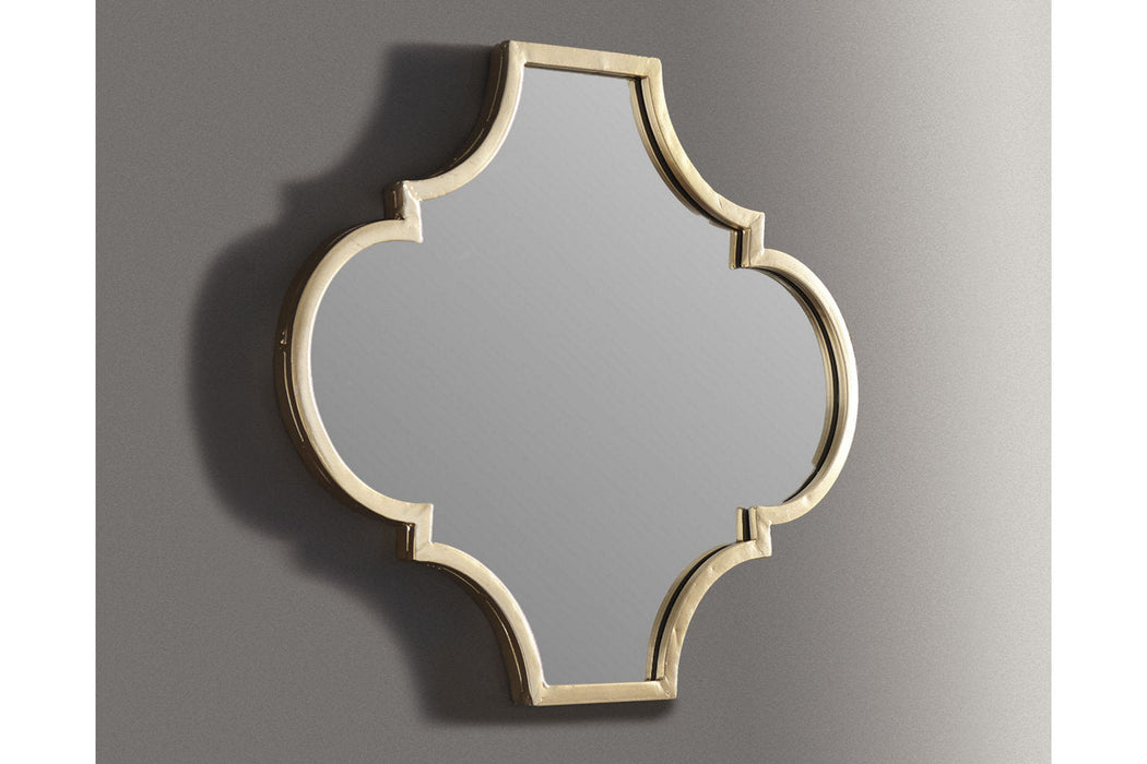 Callie Gold Finish Accent Mirror - A8010155 - Vega Furniture