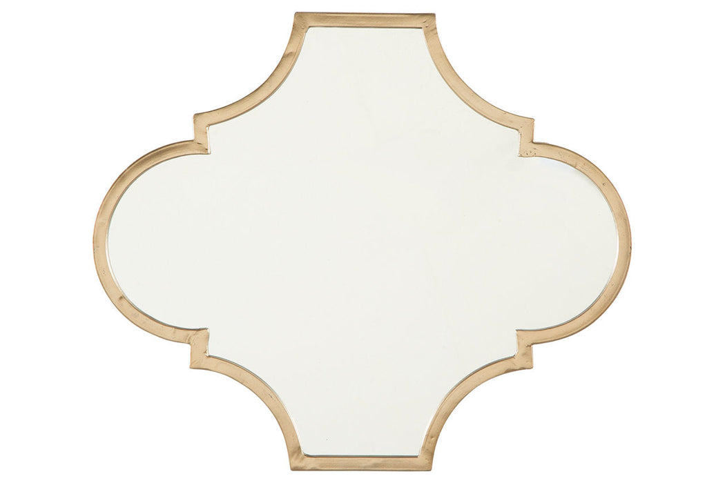 Callie Gold Finish Accent Mirror - A8010155 - Vega Furniture