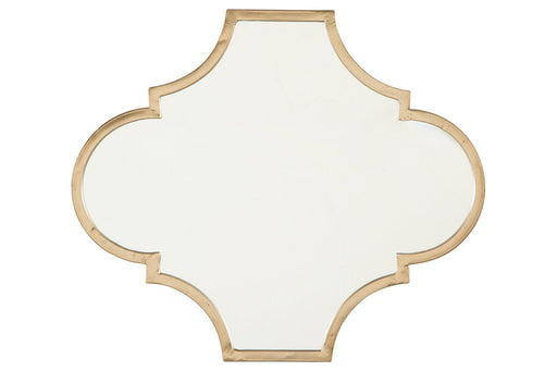 Callie Gold Finish Accent Mirror - A8010155 - Vega Furniture