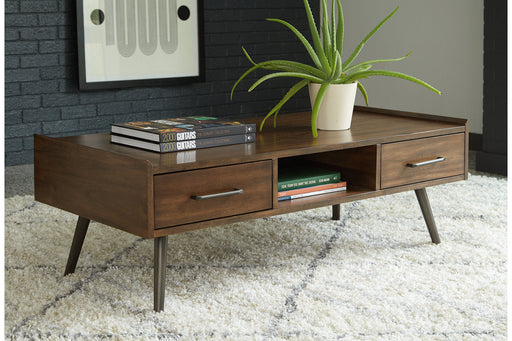 Calmoni Brown Coffee Table - T916-1 - Vega Furniture