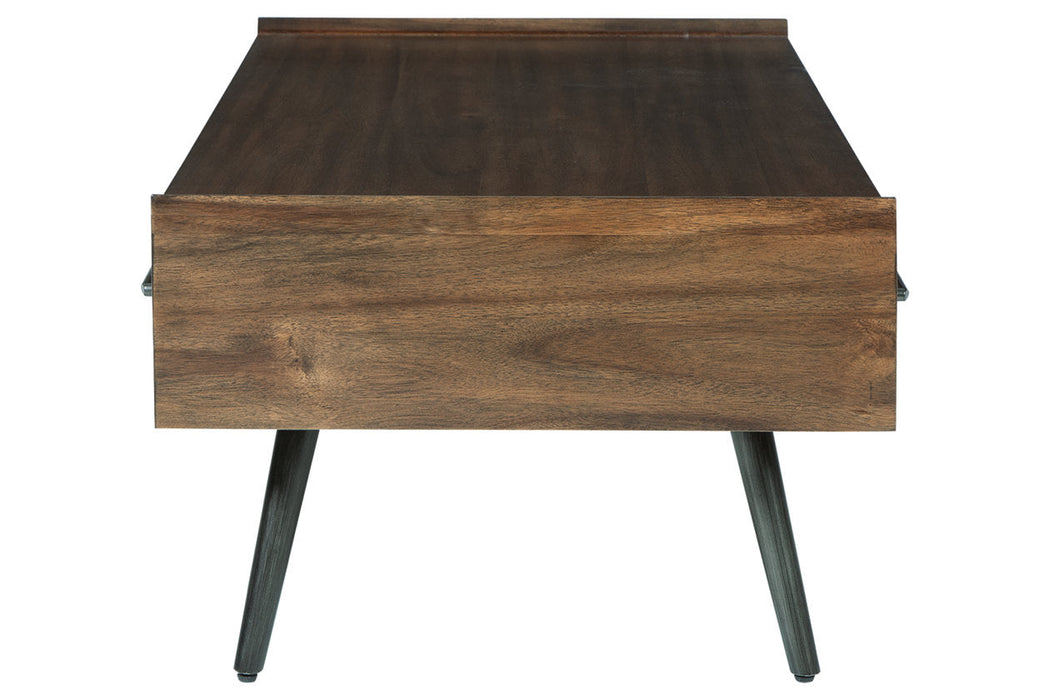 Calmoni Brown Coffee Table - T916-1 - Vega Furniture