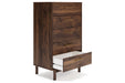Calverson Mocha Chest of Drawers - EB3660-245 - Vega Furniture