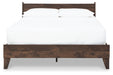 Calverson Mocha Full Panel Platform Bed - SET | EB3660-112 | EB3660-156 - Vega Furniture