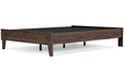 Calverson Mocha Full Platform Bed - EB3660-112 - Vega Furniture