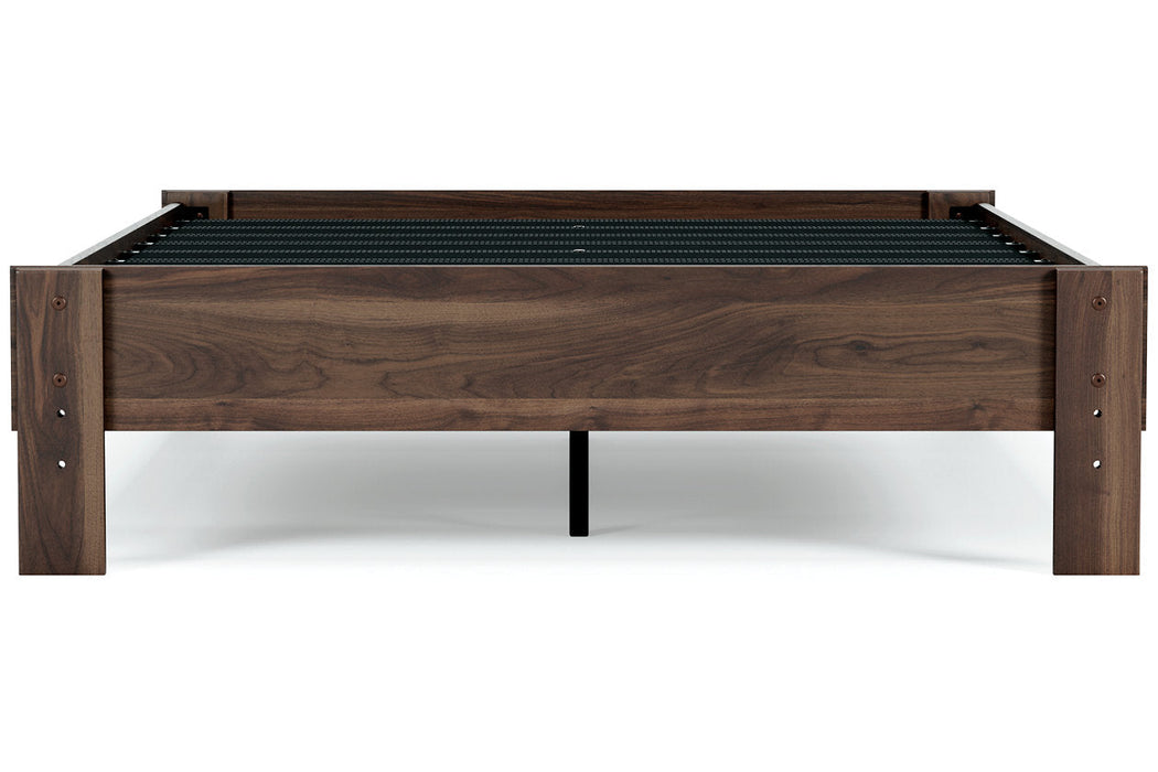 Calverson Mocha Full Platform Bed - EB3660-112 - Vega Furniture