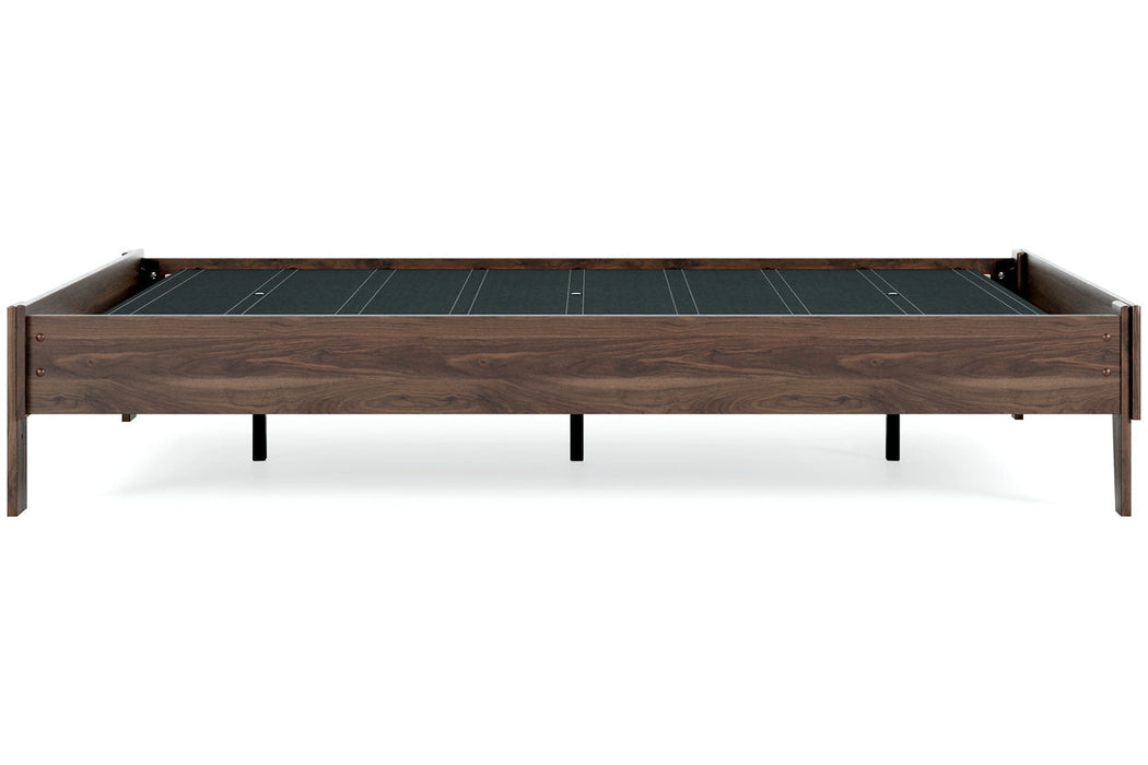 Calverson Mocha Queen Platform Bed - EB3660-113 - Vega Furniture