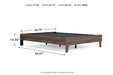 Calverson Mocha Queen Platform Bed - EB3660-113 - Vega Furniture