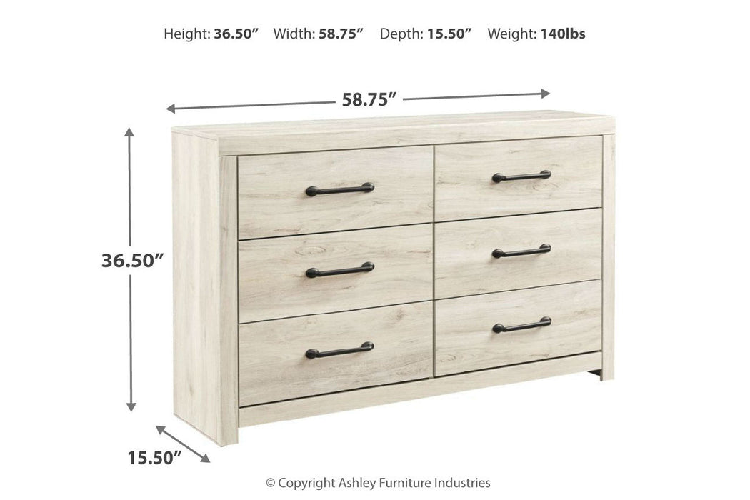 Cambeck Whitewash Dresser - B192-31 - Vega Furniture