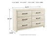 Cambeck Whitewash Dresser - B192-31 - Vega Furniture