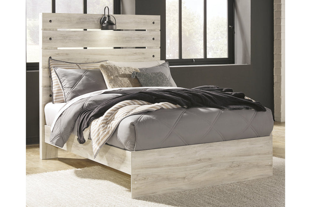 Cambeck Whitewash Full Panel Bed - SET | B192-84 | B192-86 | B192-87 - Vega Furniture