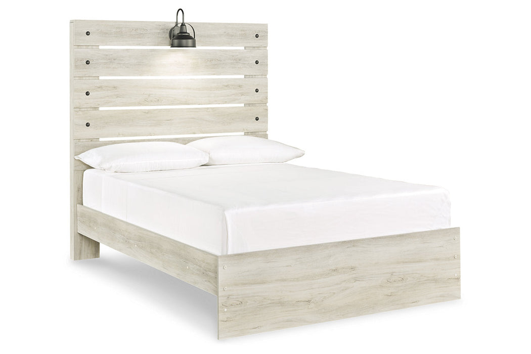 Cambeck Whitewash Full Panel Bed - SET | B192-84 | B192-86 | B192-87 - Vega Furniture