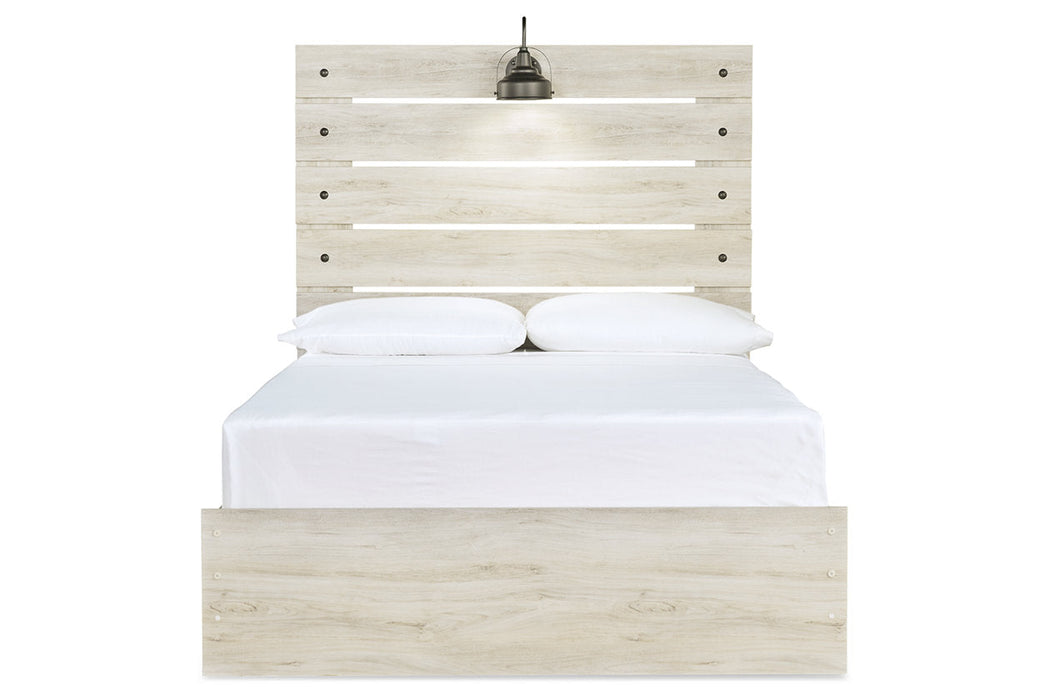 Cambeck Whitewash Full Panel Bed - SET | B192-84 | B192-86 | B192-87 - Vega Furniture