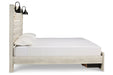 Cambeck Whitewash King Panel Bed with 2 Storage Drawers - SET | B192-56S | B192-58 | B192-97 - Vega Furniture