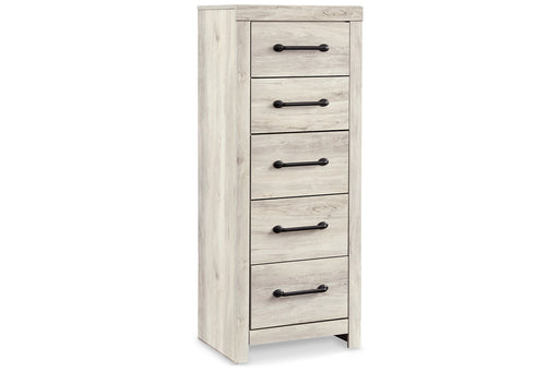 Cambeck Whitewash Narrow Chest of Drawers - B192-11 - Vega Furniture