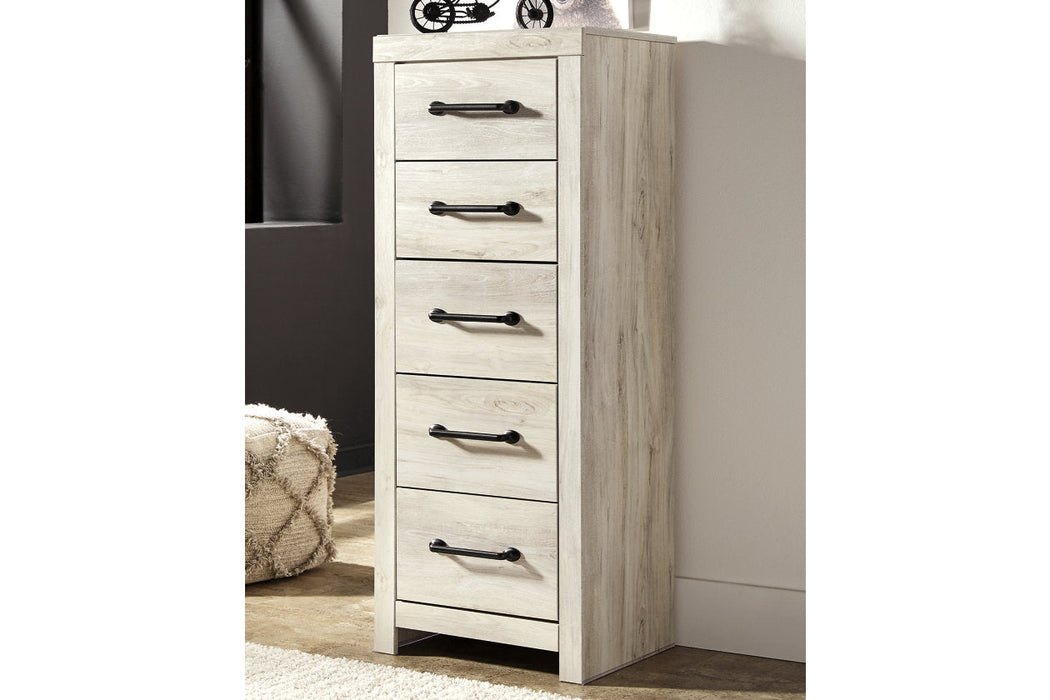 Cambeck Whitewash Narrow Chest of Drawers - B192-11 - Vega Furniture