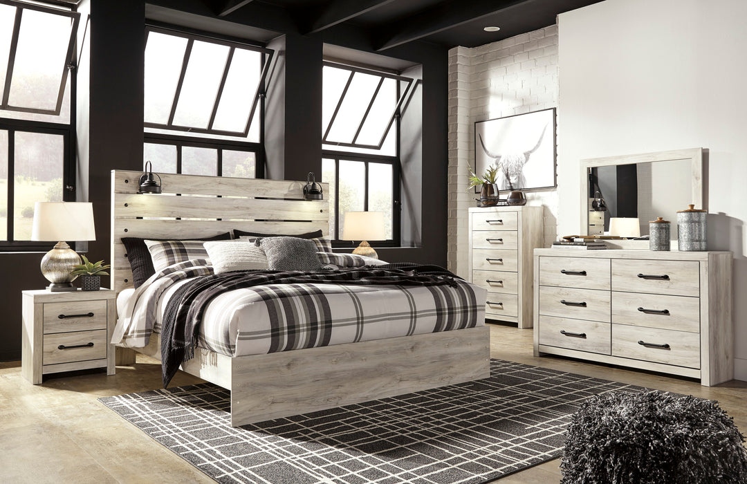 Cambeck Whitewash Panel Bedroom Set - SET | B192-56 | B192-58 | B192-97 | B192-31 | B192-36 | B192-92 | B192-46 - Vega Furniture