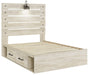 Cambeck Whitewash Side Storage Platform Youth Bedroom Set - SET | B192-84 | B192-87 | B192-150 | B192-31 | B192-92 | B100-12 - Vega Furniture