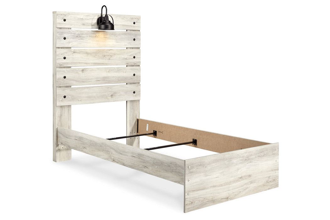 Cambeck Whitewash Twin Panel Bed - SET | B192-52 | B192-53 | B192-83 - Vega Furniture