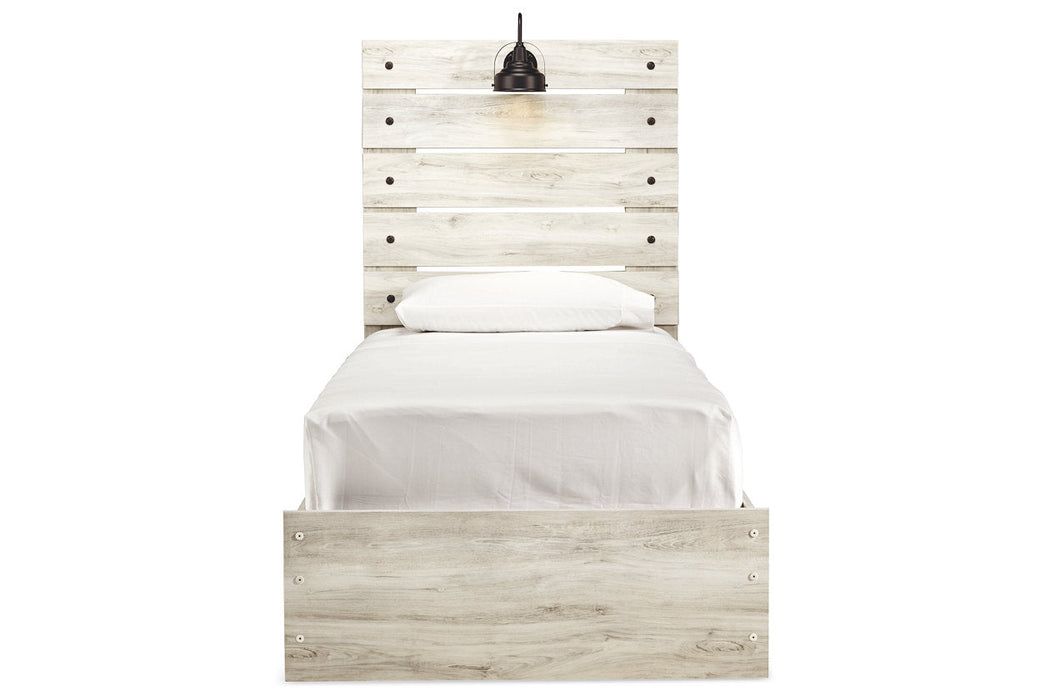 Cambeck Whitewash Twin Panel Bed - SET | B192-52 | B192-53 | B192-83 - Vega Furniture