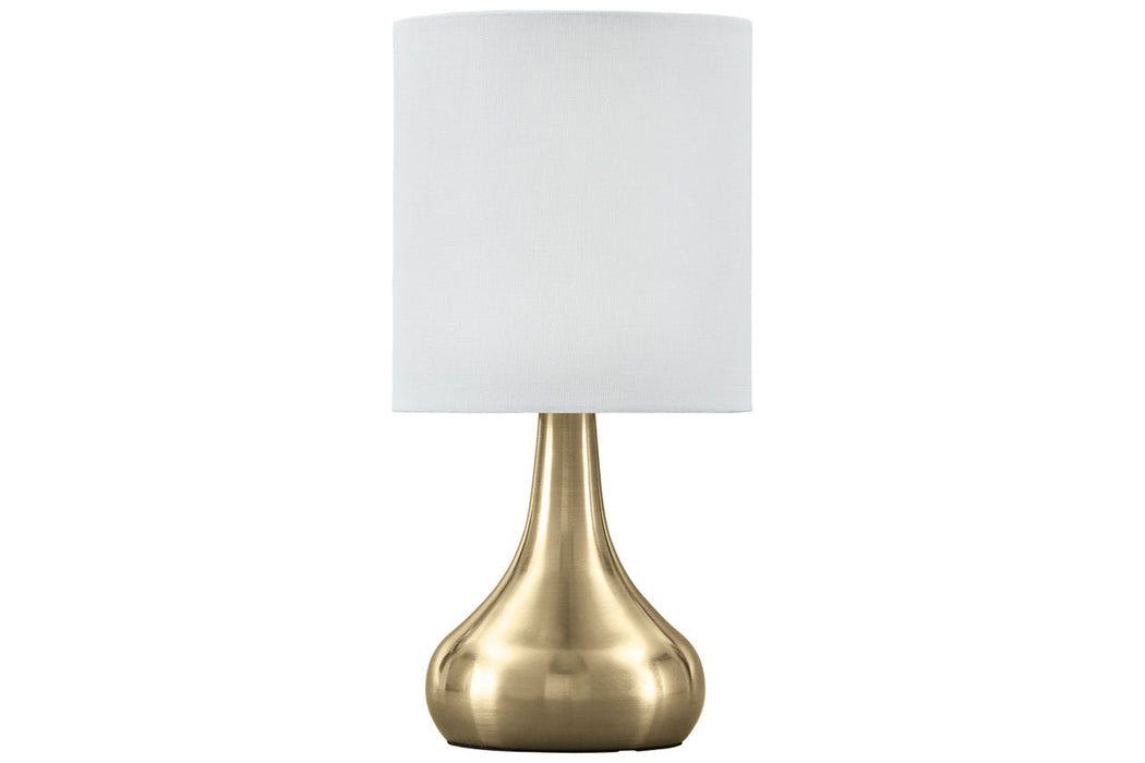 Camdale Brass Finish Table Lamp - L204344 - Vega Furniture