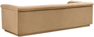 Camel Cascade Velvet Fabric Sofa - 192Camel-S - Vega Furniture