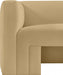 Camel Henson Velvet Chair - 665Camel-C - Vega Furniture