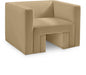 Camel Henson Velvet Chair - 665Camel-C - Vega Furniture