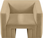 Camel Henson Velvet Chair - 665Camel-C - Vega Furniture