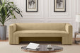 Camel Henson Velvet Sofa - 665Camel-S - Vega Furniture