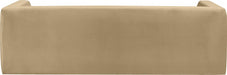 Camel Henson Velvet Sofa - 665Camel-S - Vega Furniture