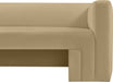 Camel Henson Velvet Sofa - 665Camel-S - Vega Furniture