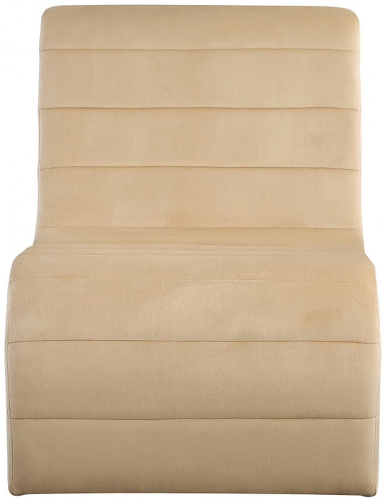 Camel Ivy Velvet Accent Chair - 403Camel - Vega Furniture