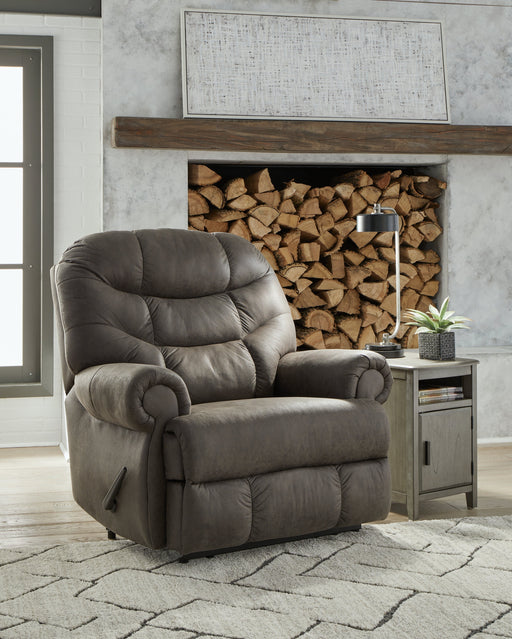 Camera Time Gunmetal Recliner - 6570729 - Vega Furniture