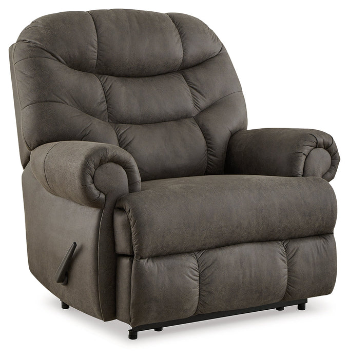 Camera Time Gunmetal Recliner - 6570729 - Vega Furniture