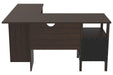 Camiburg Warm Brown 2-Piece Home Office Desk - SET | H283-34 | H283-34R - Vega Furniture