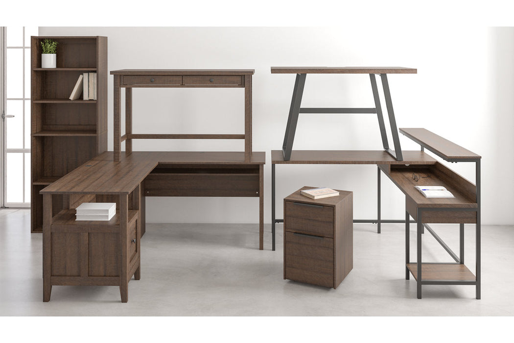 Camiburg Warm Brown 47" Home Office Desk - H283-14 - Vega Furniture