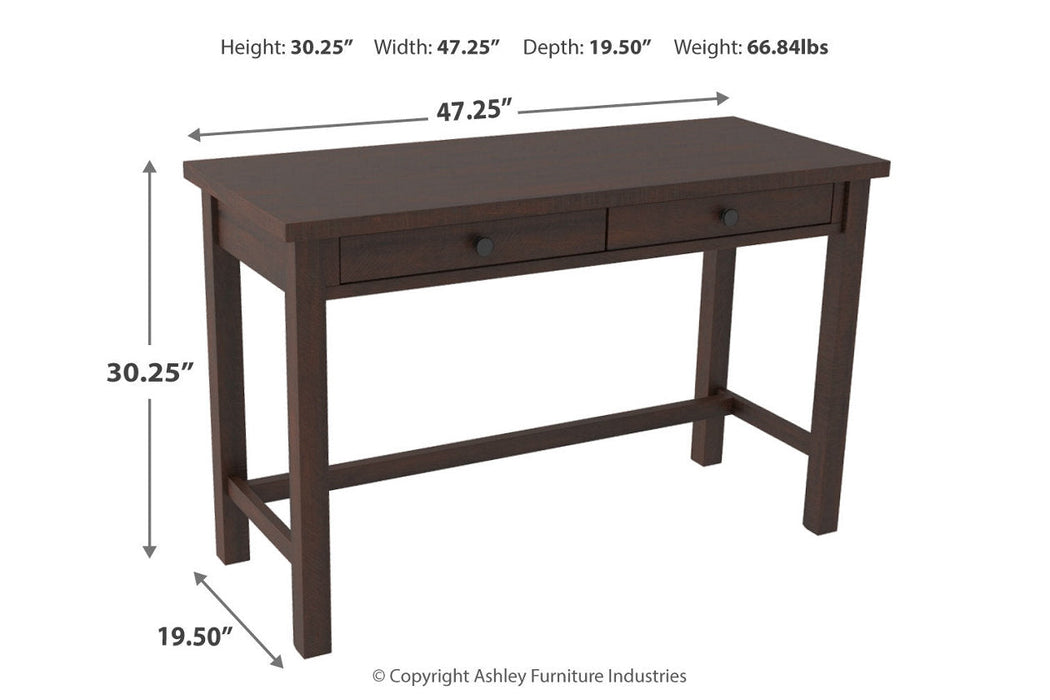 Camiburg Warm Brown 47" Home Office Desk - H283-14 - Vega Furniture