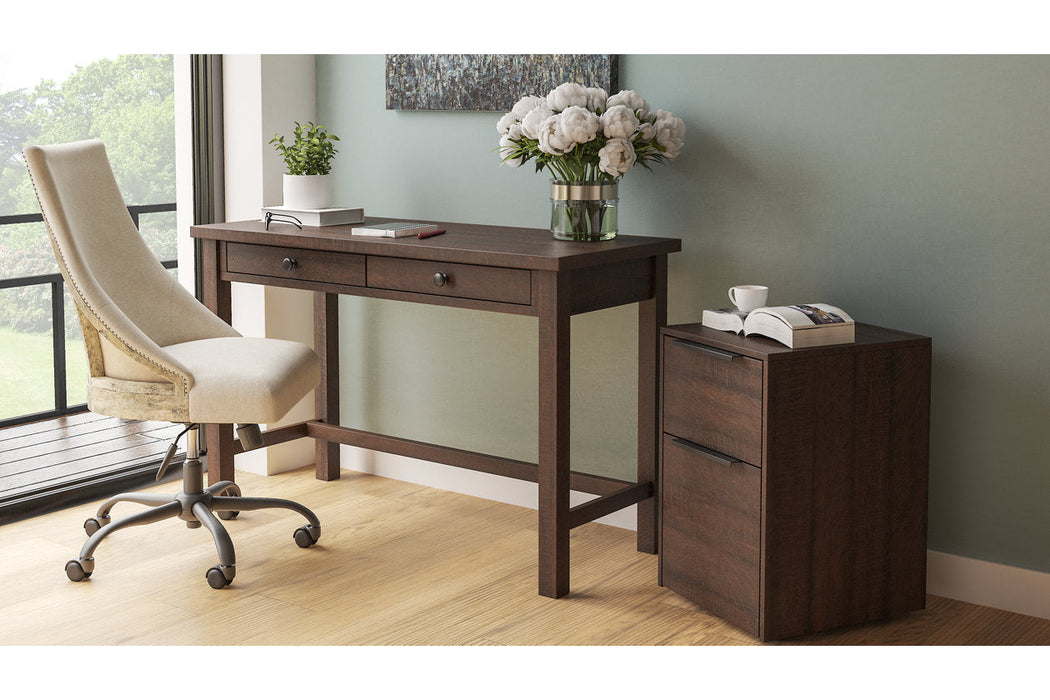 Camiburg Warm Brown 47" Home Office Desk - H283-14 - Vega Furniture