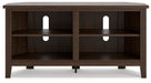 Camiburg Warm Brown Corner TV Stand - W283-46 - Vega Furniture