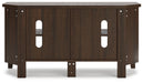 Camiburg Warm Brown Corner TV Stand - W283-46 - Vega Furniture