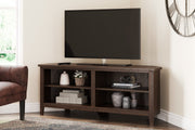 Camiburg Warm Brown Corner TV Stand - W283-56 - Vega Furniture