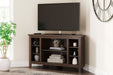 Camiburg Warm Brown Corner TV Stand - W283-67 - Vega Furniture