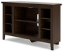 Camiburg Warm Brown Corner TV Stand - W283-67 - Vega Furniture