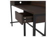 Camiburg Warm Brown Home Office L-Desk with Storage - H283-24 - Vega Furniture