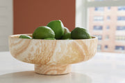 Cammen Tan/White Bowl - A2000648 - Vega Furniture